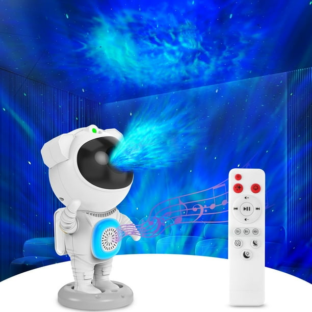 Proyector espacial YiHuiYa Astronaut con altavoz Bluetooth con lámpara