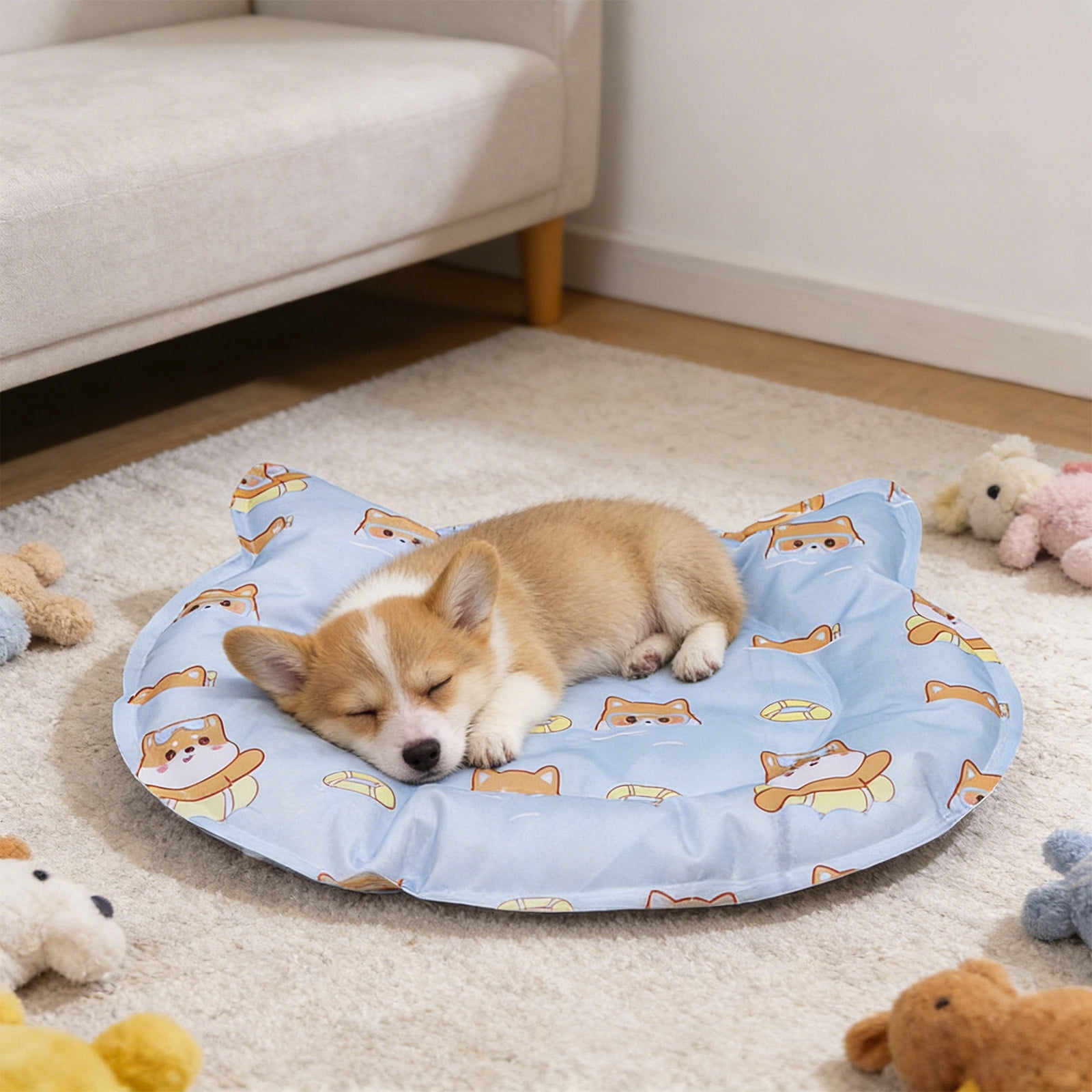 Pet Cooling Mat Summer Sleeping Pad Reusable Cool Bed for Cats Dogs Crate Sofa Car Travel Indoor Outdoor Washable Breathable Portable Chill Pad Home Summer Relief Travel Rest Pad Daily Comfort Pad