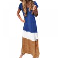 thumbnail image 1 of Robe Longue Femme Imprimé Floral Boho Plage Robe Maxi Robe Soirée Robe d'Été, 1 of 7