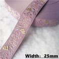 thumbnail image 1 of Cinta Jacquard de flores brillantes con purpurina, 5 yardas, 10-25MM, adornos para el cabello DIY, falda, accesorios para Collar de mascota, 1 of 5