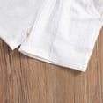 thumbnail image 6 of NOLDARES Girls 2 Piece Short Set Baby Girl Summer Clothes Ruffle Sleeve T-Shirt Shorts Toddler Girl Outfit Set(White,18-24 Months), 6 of 7