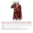 thumbnail image 5 of Camiseta de mujer con cuello en V, camiseta de mujer con cuello en V, camiseta de mujer de manga larga, probada profesionalmente, 5 of 5