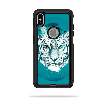 Skin for OtterBox Commuter iPhone XS Max Case - White Tiger | Protective, Durable, and Unique Vinyl Decal wrap cover | Easy To Apply, Remove, and Change Styles
