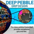 thumbnail image 3 of Franklin Sports HARD COURT Basketball - Official Size Basketball - Indoor + Outdoor Street Basketball - 29.5" Rubber Basketball - Air Pump Included, 3 of 8