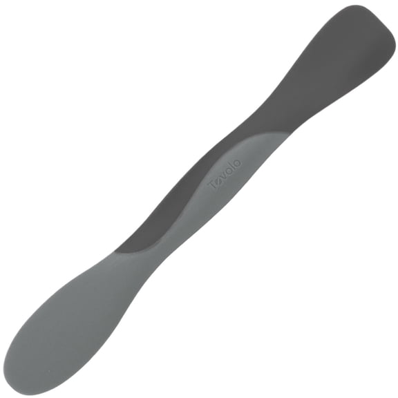 Tovolo Mini Scoop and Spread Kitchen Meal Prep Tool, Charcoal Gray