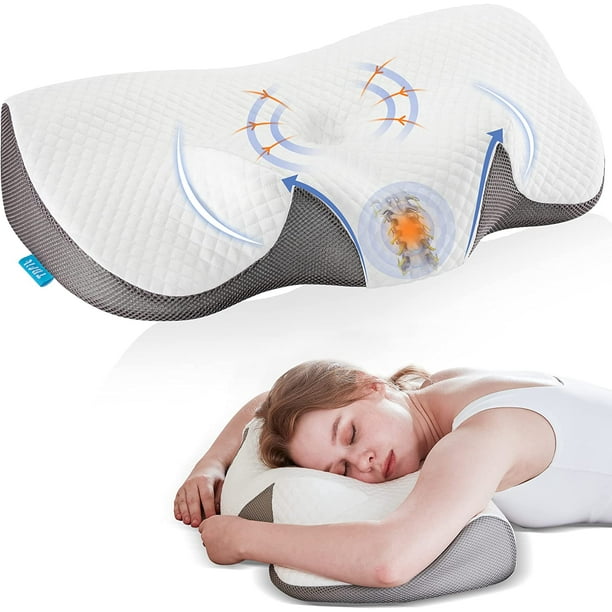 Tbfit Cervical Pillows for Neck Shoulder Pain Relief, Contour Memory