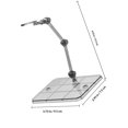 thumbnail image 2 of Raindrops 8Pcs Plastic Model Aircraft Display Stands Grey Stable Support For Action Figures Collection, 2 of 8