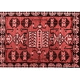 thumbnail image 1 of Ahgly Company Indoor Rectangle Abstract Red Modern Area Rugs, 7' x 10', 1 of 4
