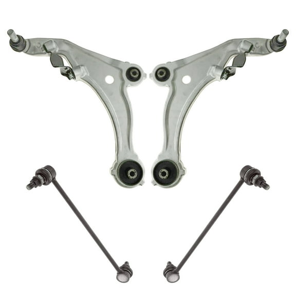 TRQ 4 pc Suspension Kit Front Lower Control Arms w/ Sway Bar End Links New PSA63580 Fits select: 2009-2014 NISSAN MAXIMA