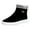 Black, variant on Xmyrz Mens Snow Boots Warm Breathable Vacation Softable Thickened Wide Calf Boots Winter Boots Mens Shoes