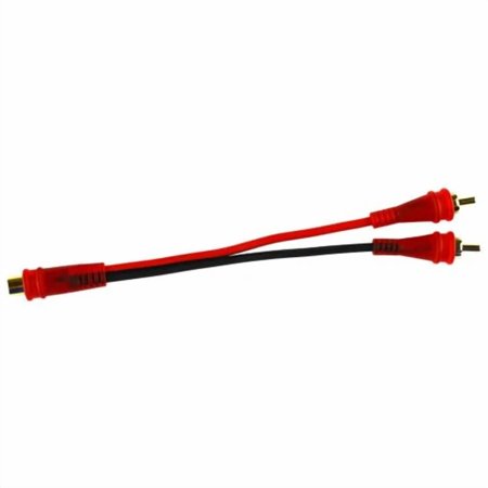 QUEST- 6 Inch Frosted Female To Two Male Rca Cable (Single) / Ap-Yf-2M Audiopipe