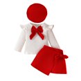 thumbnail image 2 of RXIRUCGD Hauts à Manches Longues et Col Rond pour Enfants Hommes et Femmes (Rouge, Taille : 100), 2 of 9