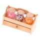thumbnail image 2 of Tarros de caramelos a escala 1/12, tarros de comida para casa de muñecas, expositor de madera, decoración paisajística, 2 of 9