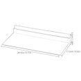 thumbnail image 2 of WHAMVOX 8Pcs Transparent Retail Shoe Display Shelves for Wall Slatwall Shoe Storage and Presentation, 2 of 8