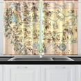 thumbnail image 4 of CADecor Vintage 1935 Montana State MapWindow Treatment Panel Curtains Window Curtain Kitchen Curtain,Two Piece 26x39 Inches, 4 of 4