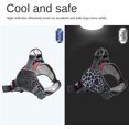 thumbnail image 2 of Arnés pectoral reflectante y transpirable tipo chaleco para mascotas con cordón ajustable en la espalda para pasear perros (azul cielo, L), 2 of 5