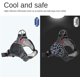 thumbnail image 2 of Arnés de pecho para mascotas reflectante y transpirable tipo chaleco con cordón trasero para pasear perros (azul cielo, L) Rojo Verde MX-0127599FYD, 2 of 5