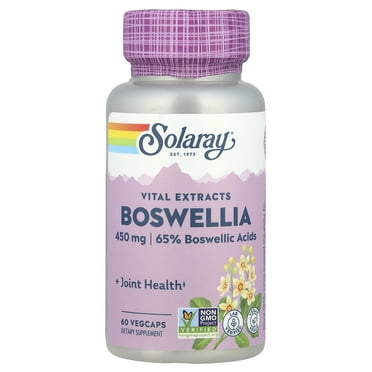 Boswellia Resin Extract 450 mg By Solaray - 60  Capsules