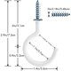 thumbnail image 4 of uds ganchos para tazas, ganchos para colgar en la pared con revestimiento de vinilo liso y resistente de 2,9 pulgadas de largo, uso para salas de estar, cocinas brillar Electrónica, 4 of 5
