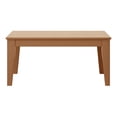 thumbnail image 4 of WestinTrends Malibu Low Outdoor HDPE Patio Rectangle Coffee Table, Teak, 4 of 8