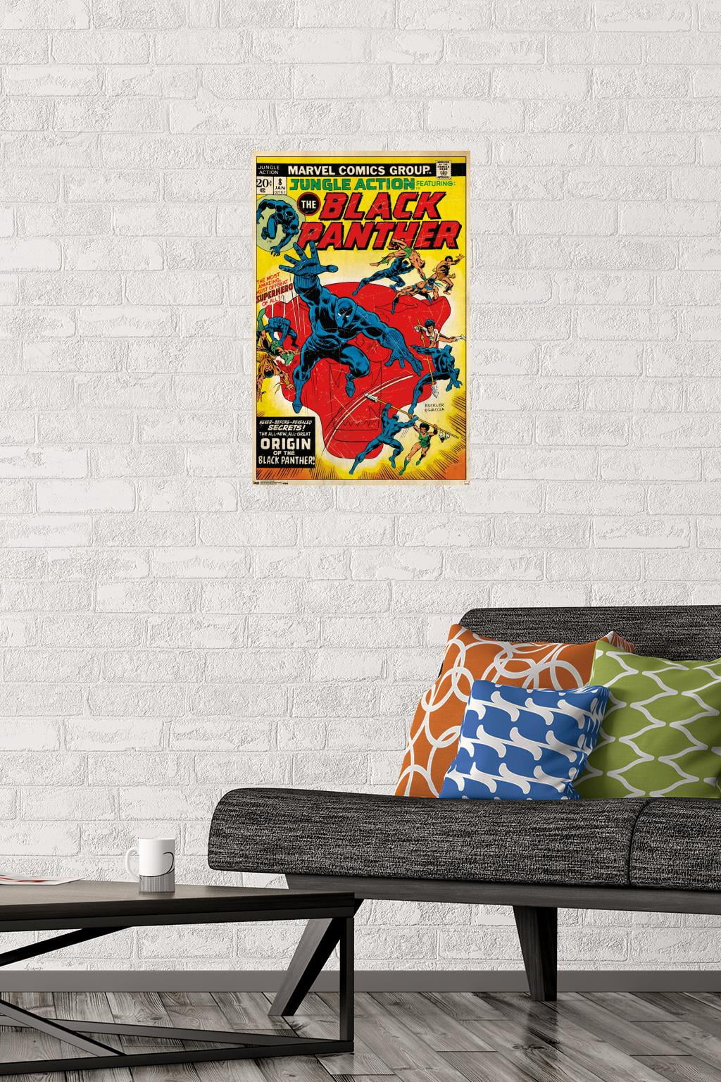 Marvel Comics - Black Panther - Jungle Action Cover Wall Poster, 14.725" x 22.375"