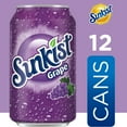 thumbnail image 4 of Sunkist Caffeine Free Grape Soda Pop, 12 fl oz, 12 Pack Cans, 4 of 15