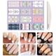 thumbnail image 5 of 12 hojas de pegatinas de uñas de Pascua, pegatinas autoadhesivas para decoración de uñas con lima de uñas, diseño de uñas DIY, decoración de uñas, 5 of 7