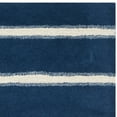 thumbnail image 5 of SAFAVIEH Martha Stewart Chalk Stripe Runner Rug, Wrought Iron/Navy, 2'6" x 10', 5 of 6