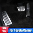 thumbnail image 2 of Cubierta de pedales de freno de combustible para coche, accesorios para Toyota Camry 40, 50, 70, XV70, 2006, 2015, 2017, 2018, 2019, 2020, 2021, 2022, 2023, 2024, 2 of 5