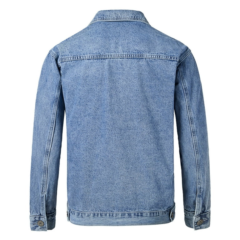 Jean jacket men walmart cheap