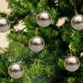 thumbnail image 6 of HomeDM 6Pcs Christmas Balls 6cm/2.36" Hanging Xmas Balls Ornaments Shatterproof Plastic Pendant for Christmas Tree Garland Decorative Balls Wedding Holiday Party Home Decor, 6 of 6