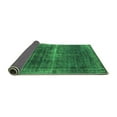 thumbnail image 2 of Ahgly Company Indoor Round Oriental Green Industrial Area Rugs, 3' Round, 2 of 4