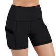thumbnail image 5 of biudgviw Biker Shorts for Women Stretch Workout Running Shorts High Waisted Breathable Athletic Yoga Shorts with Pockets, 5 of 6