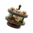 thumbnail image 1 of Estante de Jarro de Condimento de Cocina en Miniaturas Sunnimix 1/12 con tarros, 1 of 7
