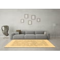 thumbnail image 3 of Ahgly Company Indoor Round Oriental Brown Traditional Area Rugs, 4' Round, 3 of 4