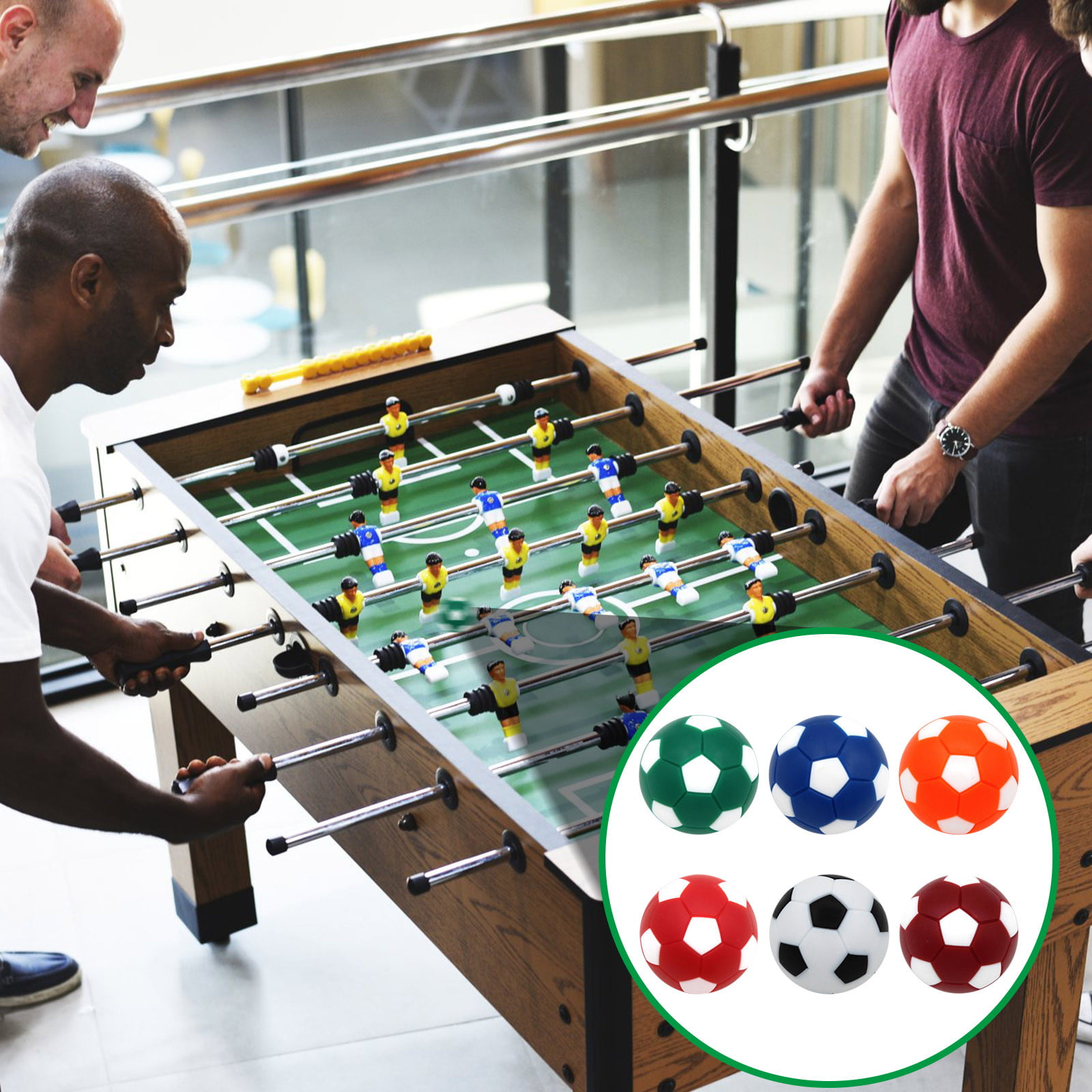 32MM Foosball Colorful Sports Table Soccer Arcade Balls Hobbies Indoor Mini 