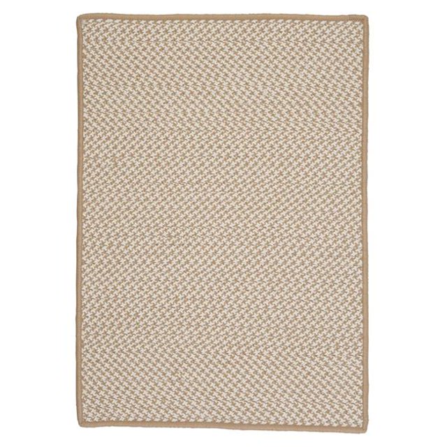Colonial Mills OT89R108X144S 9 x 12 ft. Outdoor Houndstooth Tweed Rug, Cuban Sand
