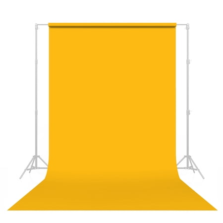 UPC: 0731409156851 | Savage Seamless Paper Photography Backdrop – #71 Deep Yellow (86 in x 36 ft) for Youtube Videos  Live Streaming  Interviews and Portraits – Made in USA