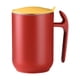 thumbnail image 2 of Taza de té de 550 ml con tapa y asa, de acero inoxidable, térmica para café. Rojo, 2 of 9
