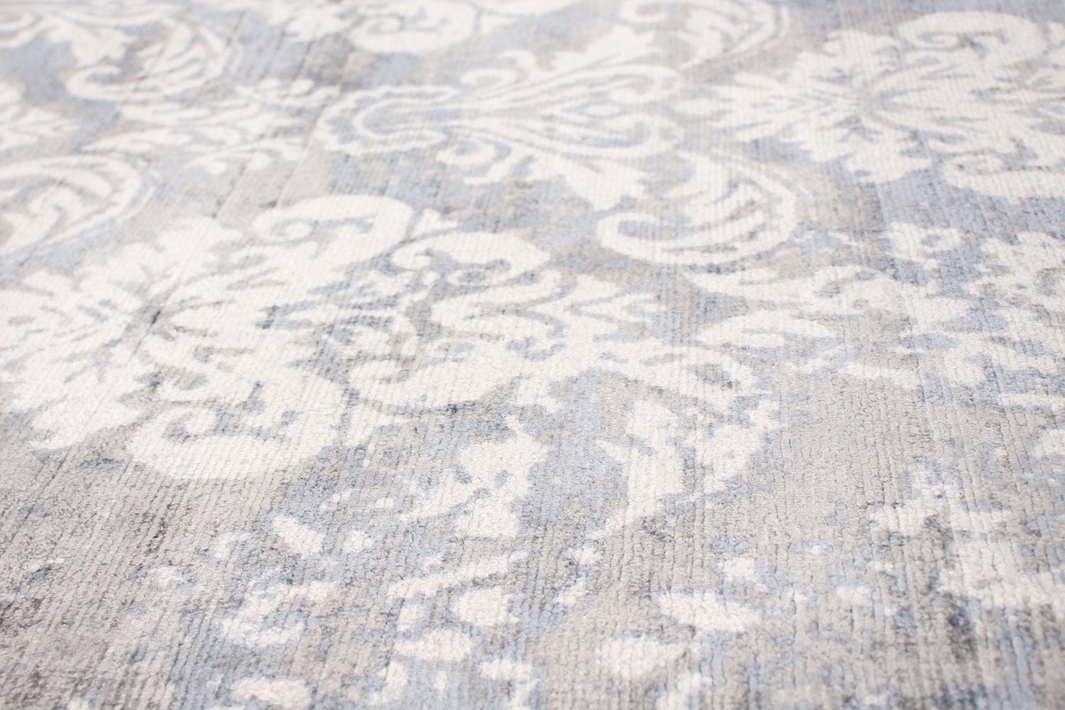 ECARPETGALLERY 5'0" x 7'11"  Transitional Galleria Hand Loomed Area Rug for Living Room, Dining Room and Bedroom in Grey