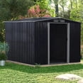 thumbnail image 1 of Relyard 12x8 Metal Outdoor Storage Garden Shed, 1 of 5