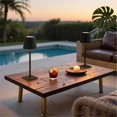 thumbnail image 2 of Mainstays 2-Pack Indoor/Outdoor Rechargeable 13" Table Lamp, Black, 2 of 8