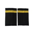 thumbnail image 2 of amagogo 2xAirline Epaulets Traditional with Gold Stripes Officer Shoulder Boards single bars 2 Pcs, 2 of 9