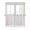 Pink, variant on Brown Grey Stripe Tier Curtains 45 Inches Long, Modern Farmhouse Vertical Striped Window Treatment Curtain Drapes, Small Curtain Drapes for Bathroom Laundry Room, 27.5"x45", 2 Panels