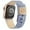 1 PCS DenimBlue, variant on Recoppa Fabric Cloth Bands Compatible with Apple Watch 44mm 42mm 40mm 38mm, Canvas Strap with Soft Genuine Leather Lining and Snap Button for Apple iwatch Series 7/6/5/4/3/2/1 SE, Rainbow