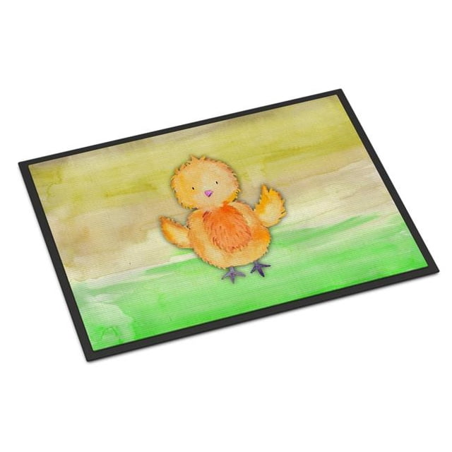 Carolines Treasures BB7411MAT Tapis d'Intérieur Ou d'Extérieur Aquarelle de Poulet 18 x 27 Po