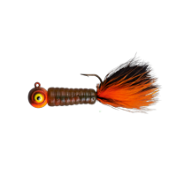 Lindy Fuzz-E-Grub Jig 2'' 1/4oz Crawfish Orange