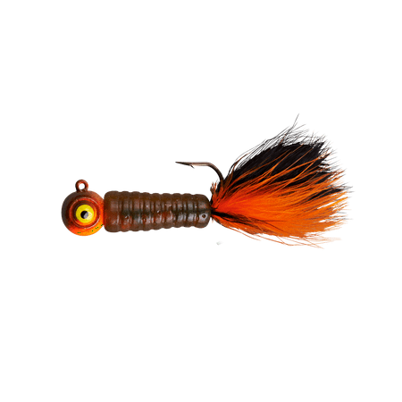 Lindy Fuzz-E-Grub Jig 2 1/4oz Crawfish Orange