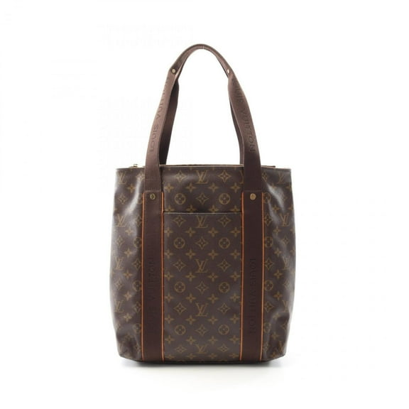 Pre-Owned LOUIS VUITTON Cabas Bobur Tote Bag Coated Canvas Leather Monogram Men's... (Fair)