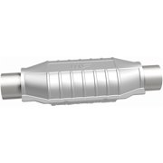 Magnaflow 99006HM Catalytic Converter - Heavy Metal - 2-1/2 in Inlet - 2-1/2 in Outlet - 6-1/2 x 12 in Case - 16 in Long - Stainless - Natural Fits select: 1996-2006 FORD F150